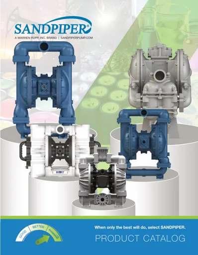 Bombas de diafragma Sandpiper modelo PB1/4 no metálica Catálogo